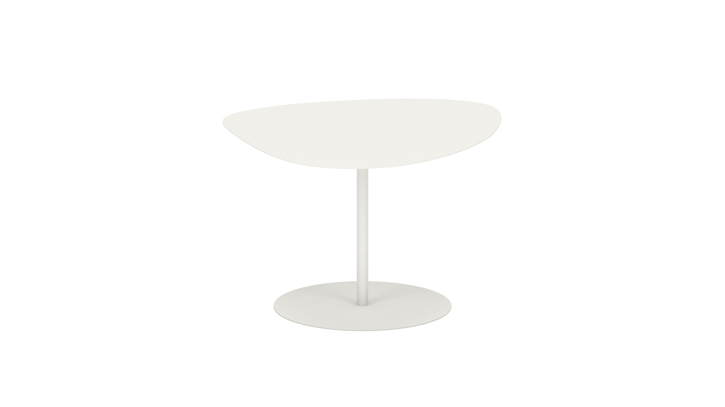 Table basse organique en aluminium Galet - MATIERE GRISE - La Maison MilanaiseGALET - 26Craie 023Moyenne 58x75xH39cm