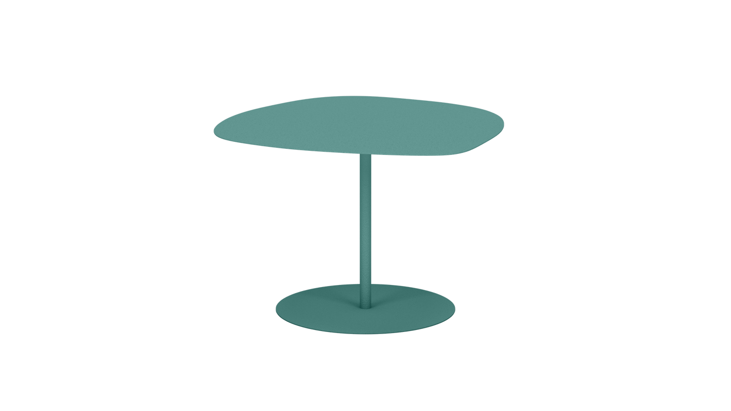 Table basse organique en aluminium Galet - MATIERE GRISE - La Maison MilanaiseGALET - 49Celadon 006Petite 57x64xH37cm