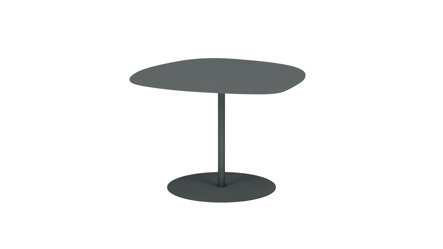 Table basse organique en aluminium Galet - MATIERE GRISE - La Maison MilanaiseGALET - 7Orage 221Petite 57x64xH37cm