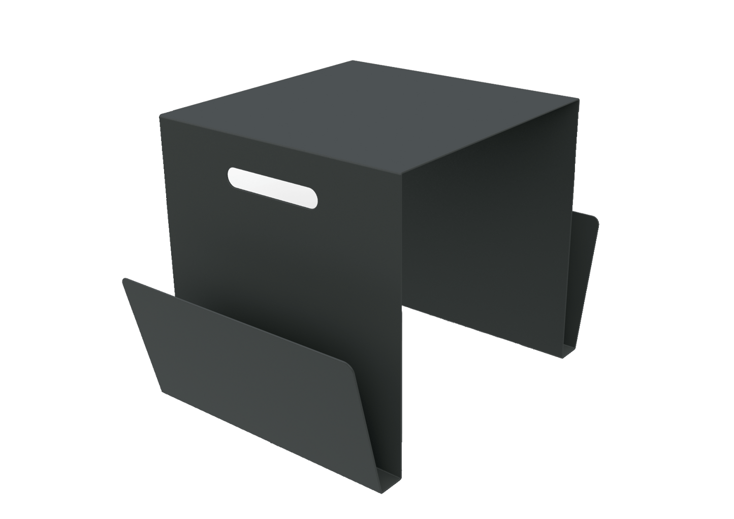 Table basse range - revues en aluminium Solano - MATIERE GRISE - La Maison MilanaiseTABLEPORTEREVUESSOLANO - 9Anthracite 222Intérieur