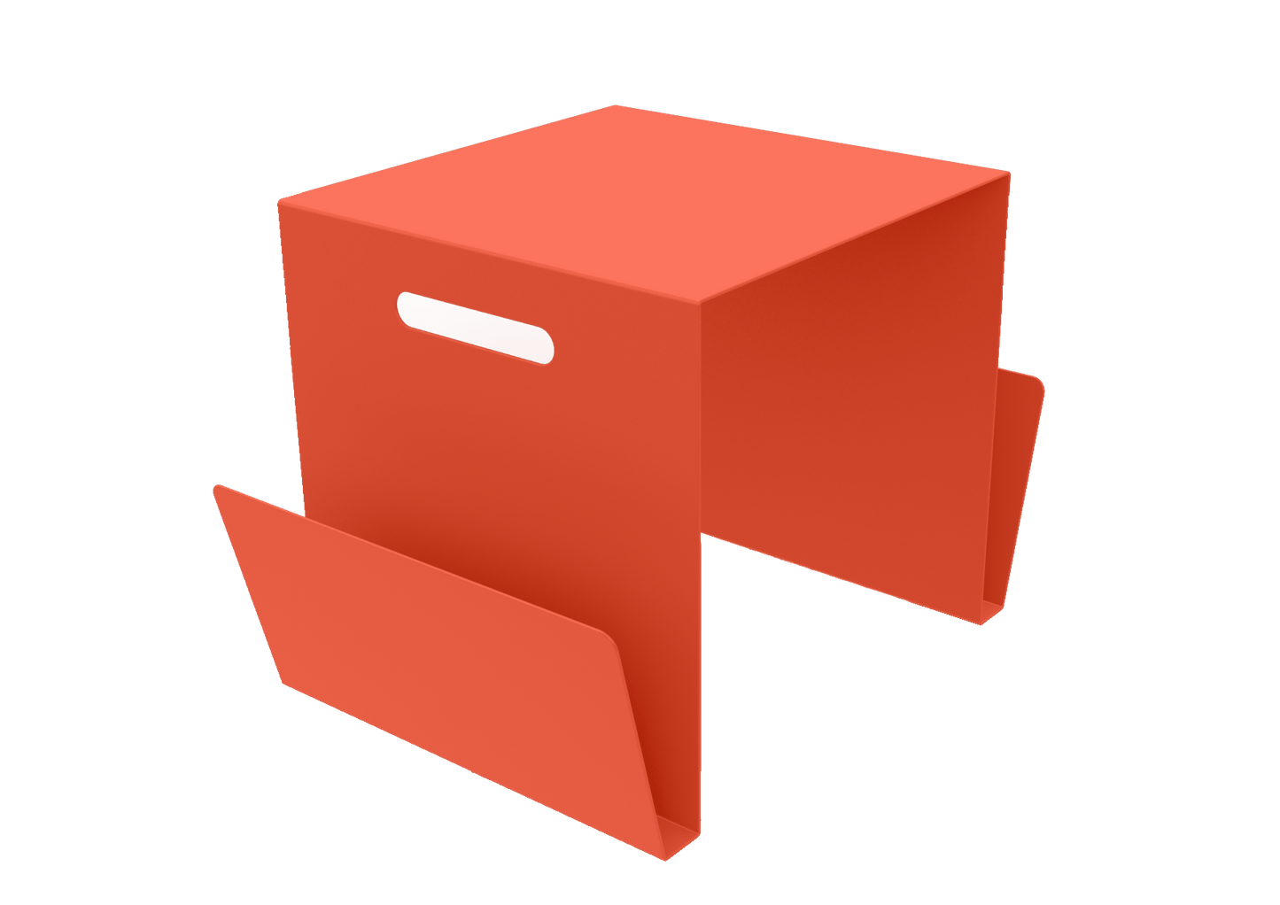 Table basse range - revues en aluminium Solano - MATIERE GRISE - La Maison MilanaiseTABLEPORTEREVUESSOLANO - 35Pêche 143Intérieur