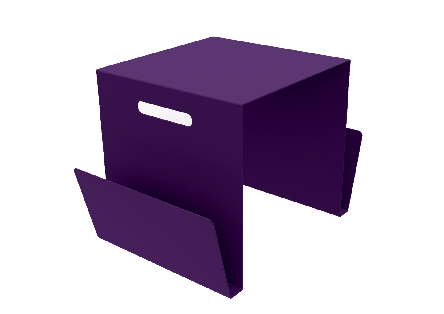 Table basse range - revues en aluminium Solano - MATIERE GRISE - La Maison MilanaiseTABLEPORTEREVUESSOLANO - 39Ultra Violet 172Intérieur