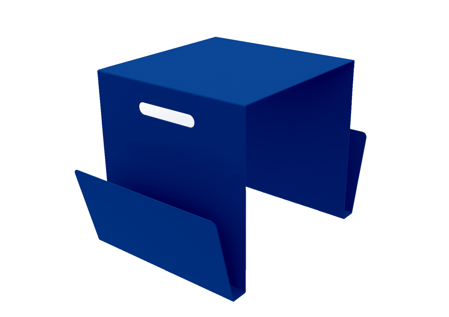 Table basse range - revues en aluminium Solano - MATIERE GRISE - La Maison MilanaiseTABLEPORTEREVUESSOLANO - 43Bleu pur 112Intérieur