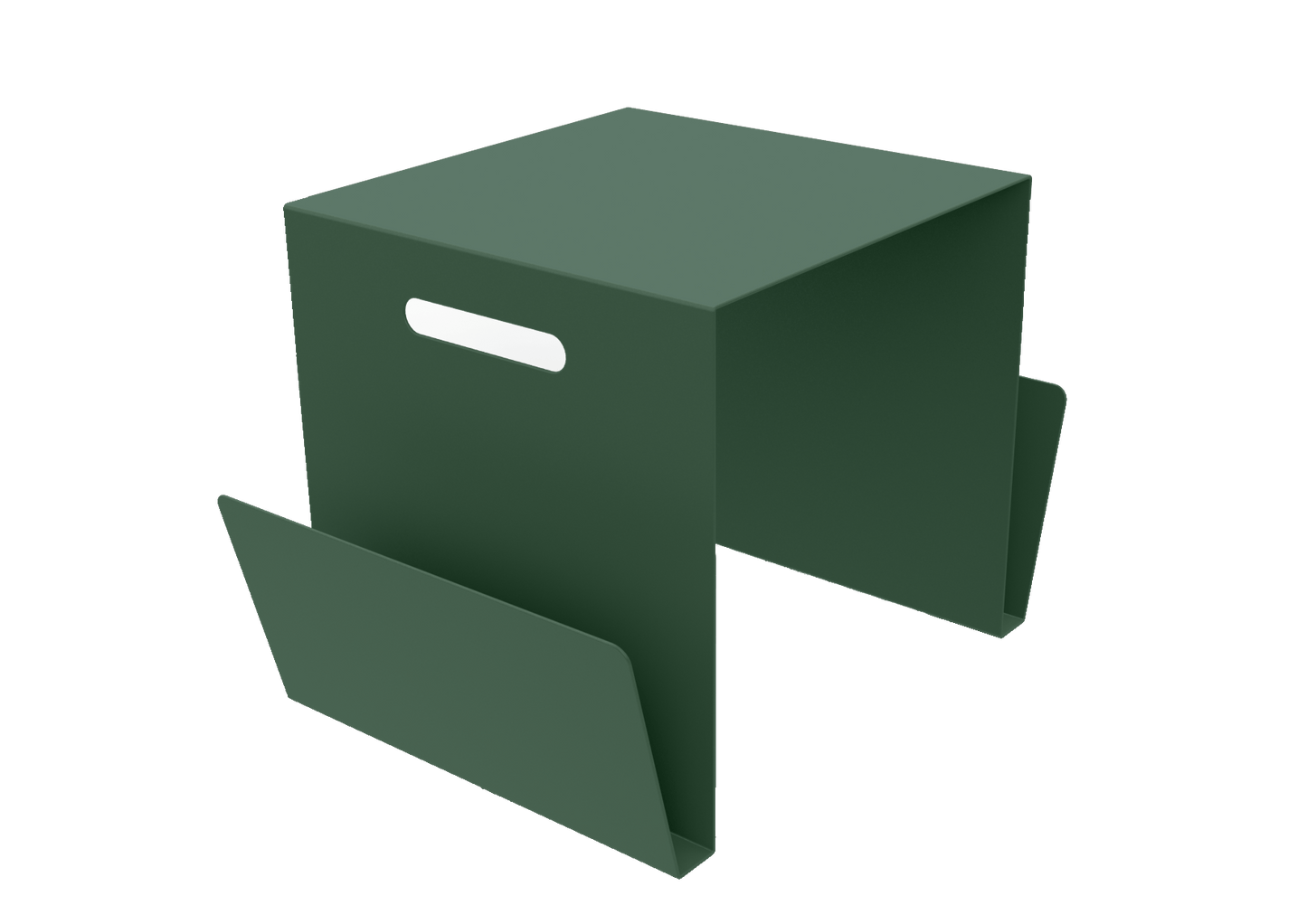 Table basse range - revues en aluminium Solano - MATIERE GRISE - La Maison MilanaiseTABLEPORTEREVUESSOLANO - 17Olive 121Intérieur