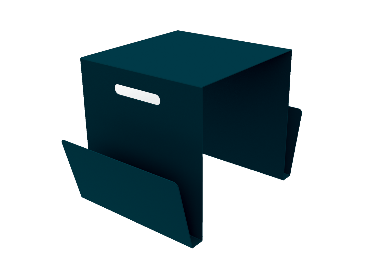 Table basse range - revues en aluminium Solano - MATIERE GRISE - La Maison MilanaiseTABLEPORTEREVUESSOLANO - 41Canard 115Intérieur