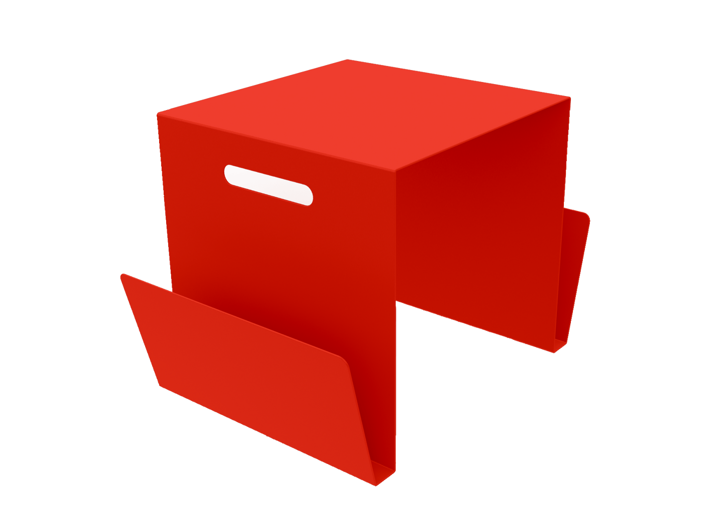 Table basse range - revues en aluminium Solano - MATIERE GRISE - La Maison MilanaiseTABLEPORTEREVUESSOLANO - 31Corail 032Intérieur