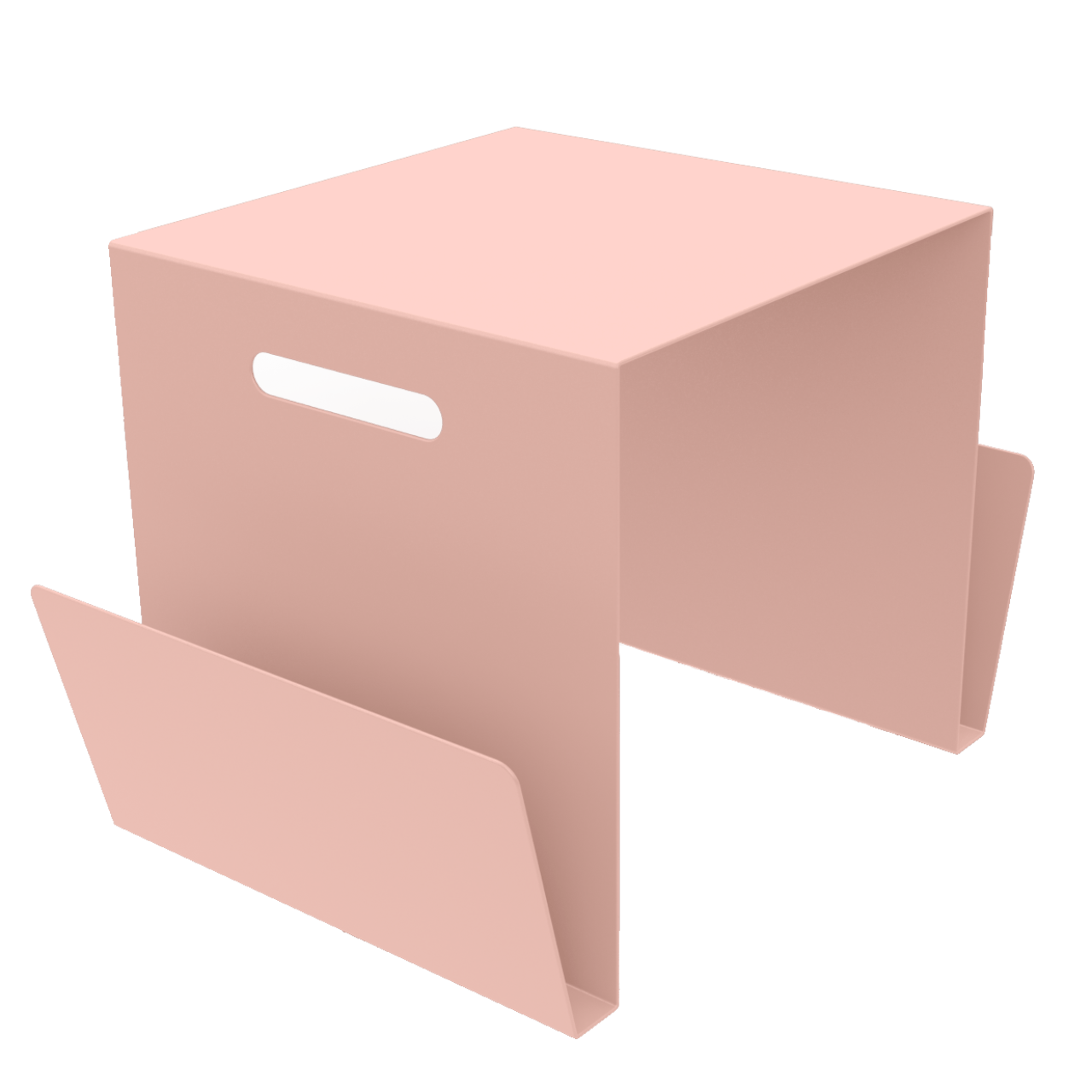 Table basse range - revues en aluminium Solano - MATIERE GRISE - La Maison MilanaiseTABLEPORTEREVUESSOLANO - 27Baby pink 162Intérieur