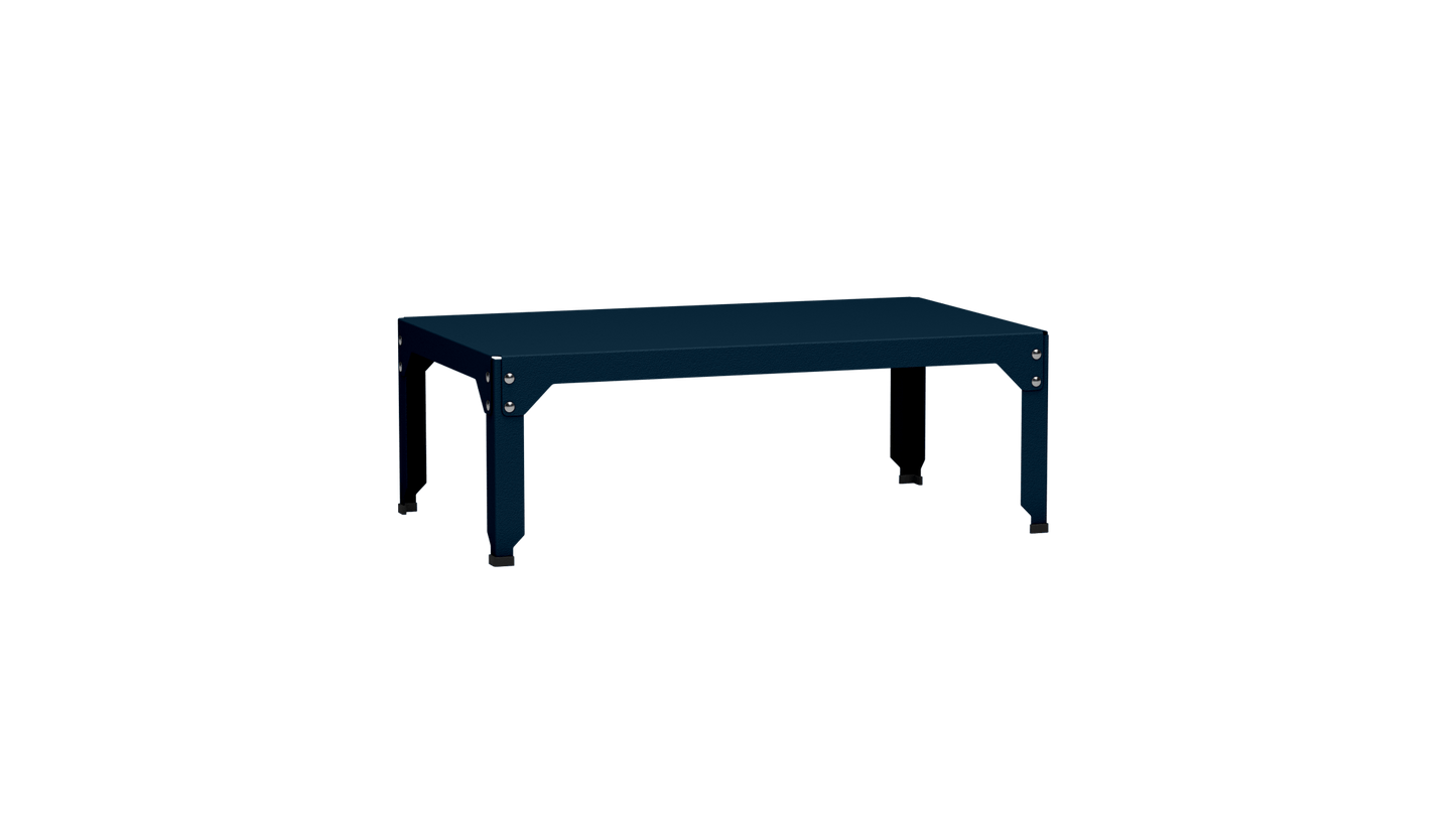 Table basse rectangulaire 100x60cm Design modulable en acier galvanisé Hegoa - MATIERE GRISE - La Maison MilanaiseTABLEBASSEHEGOA15Denim 00735cm