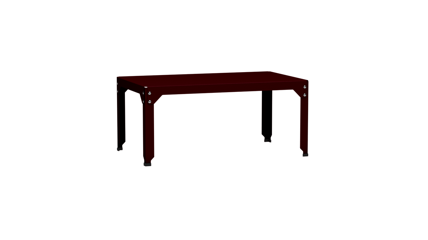 Table basse rectangulaire 100x60cm Design modulable en acier galvanisé Hegoa - MATIERE GRISE - La Maison MilanaiseTABLEBASSEHEGOA6Bourgogne 15345cm