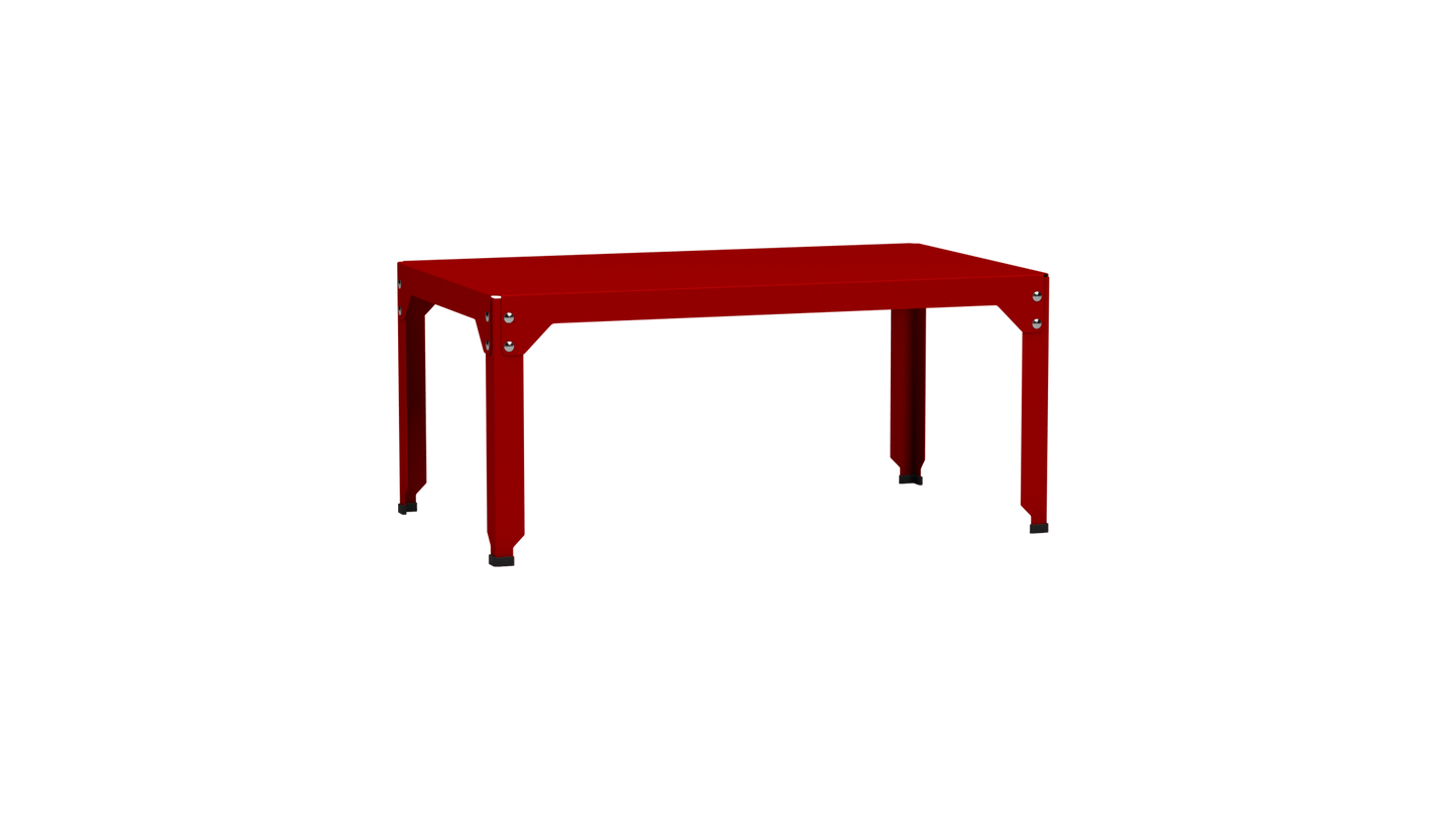 Table basse rectangulaire 100x60cm Design modulable en acier galvanisé Hegoa - MATIERE GRISE - La Maison MilanaiseTABLEBASSEHEGOA4Vermillon 01245cm