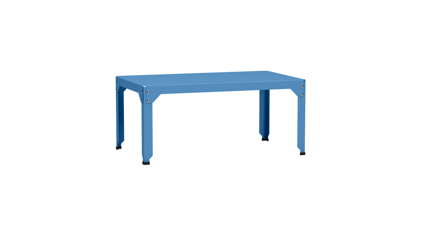 Table basse rectangulaire 100x60cm Design modulable en acier galvanisé Hegoa - MATIERE GRISE - La Maison MilanaiseTABLEBASSEHEGOA46Azur 11145cm