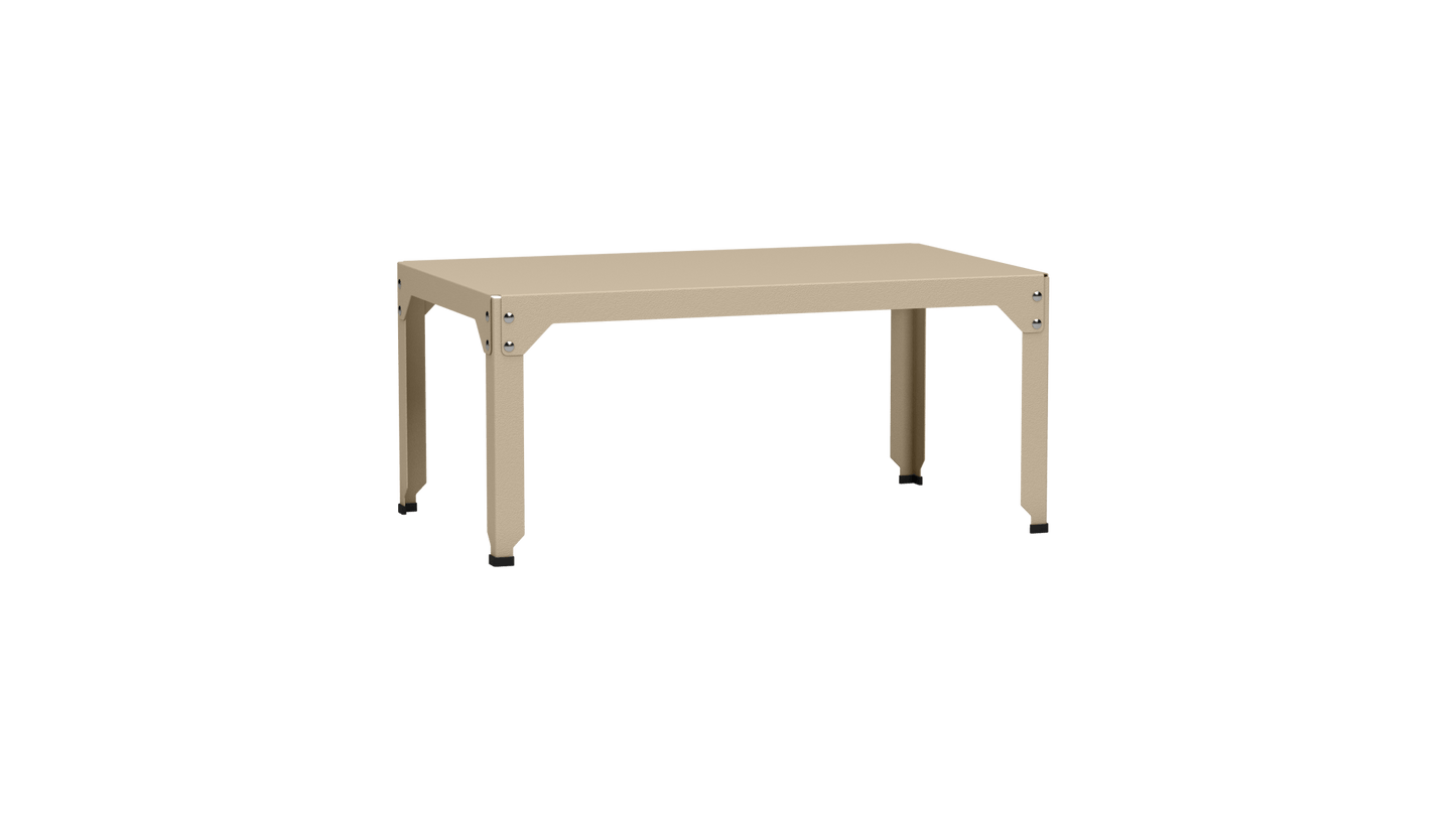Table basse rectangulaire 100x60cm Design modulable en acier galvanisé Hegoa - MATIERE GRISE - La Maison MilanaiseTABLEBASSEHEGOA24Crème 19045cm