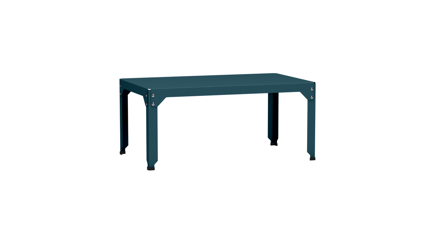 Table basse rectangulaire 100x60cm Design modulable en acier galvanisé Hegoa - MATIERE GRISE - La Maison MilanaiseTABLEBASSEHEGOA48Houle 11645cm