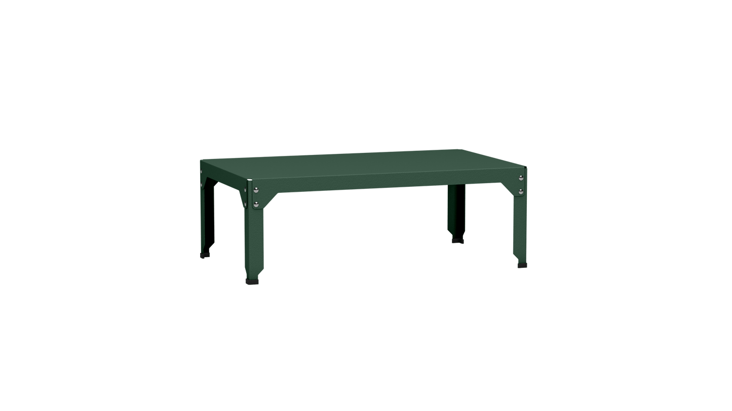 Table basse rectangulaire 100x60cm Design modulable en acier galvanisé Hegoa - MATIERE GRISE - La Maison MilanaiseTABLEBASSEHEGOA17Olive 12135cm
