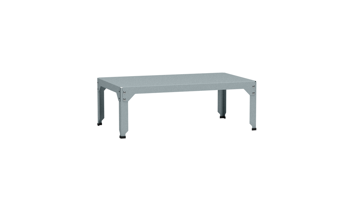 Table basse rectangulaire 100x60cm Design modulable en acier galvanisé Hegoa - MATIERE GRISE - La Maison MilanaiseTABLEBASSEHEGOA74Nuage 00235cm