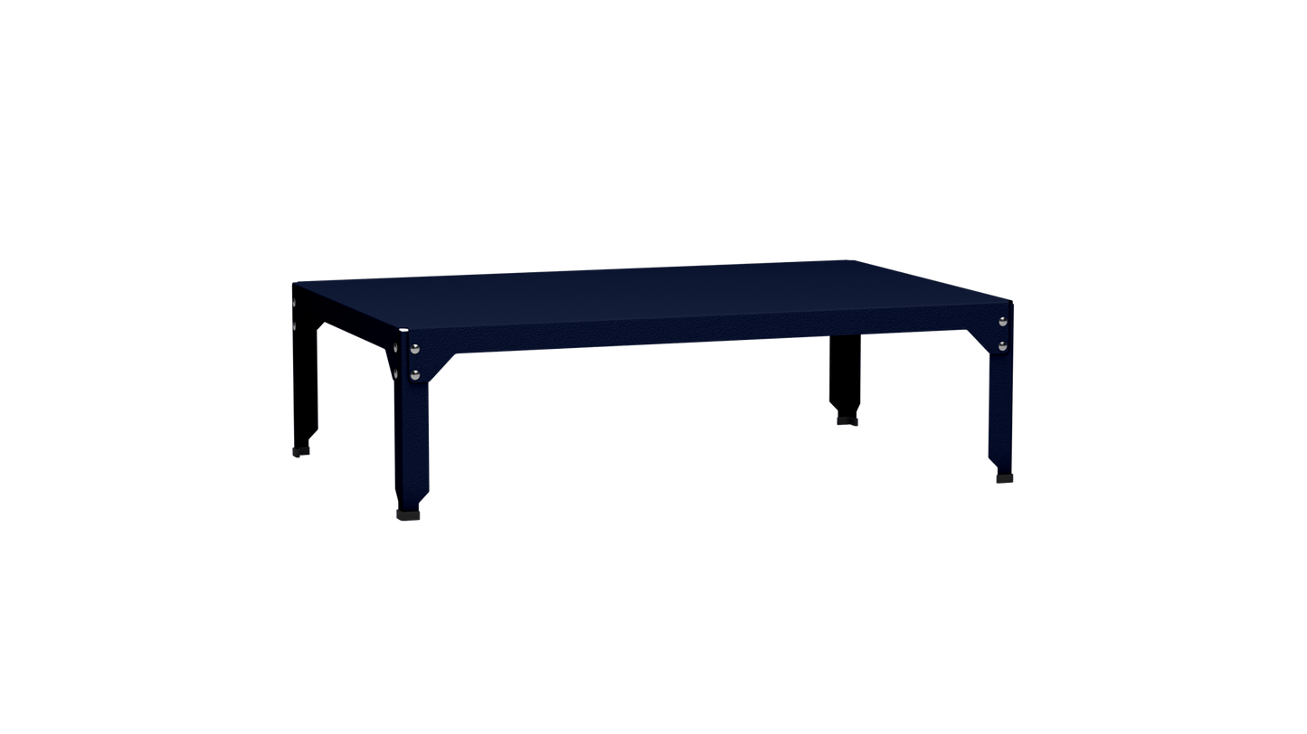 Table basse rectangulaire 121x79 cmDesign modulable en acier galvanisé Hegoa - MATIERE GRISE - La Maison MilanaiseTABLEBASSEHEGOA121DNuit 11435cm
