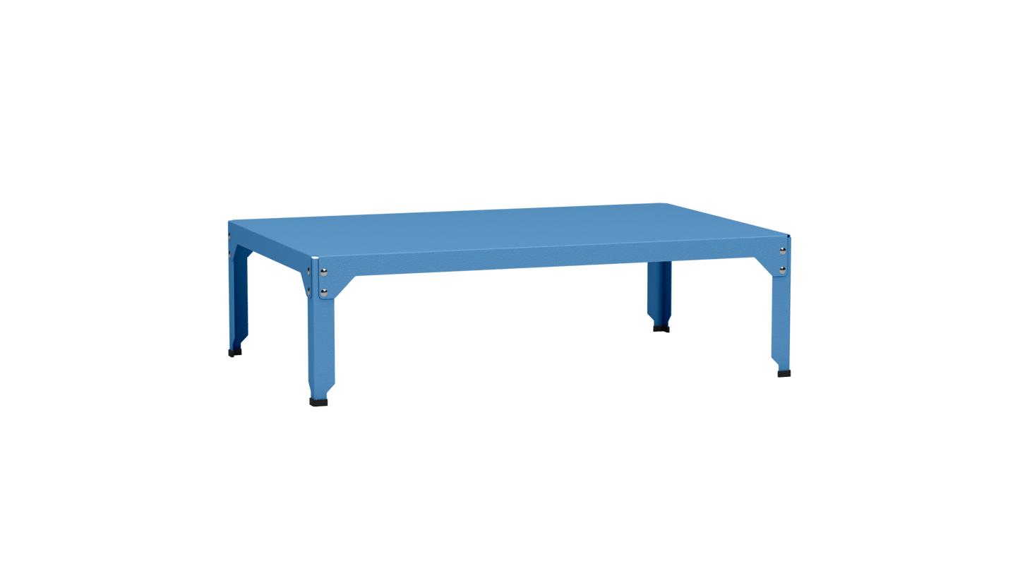Table basse rectangulaire 121x79 cmDesign modulable en acier galvanisé Hegoa - MATIERE GRISE - La Maison MilanaiseTABLEBASSEHEGOA121LLAzur 11135cm