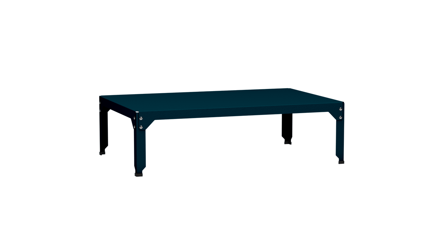 Table basse rectangulaire 121x79 cmDesign modulable en acier galvanisé Hegoa - MATIERE GRISE - La Maison MilanaiseTABLEBASSEHEGOA121GGCanard 11535cm