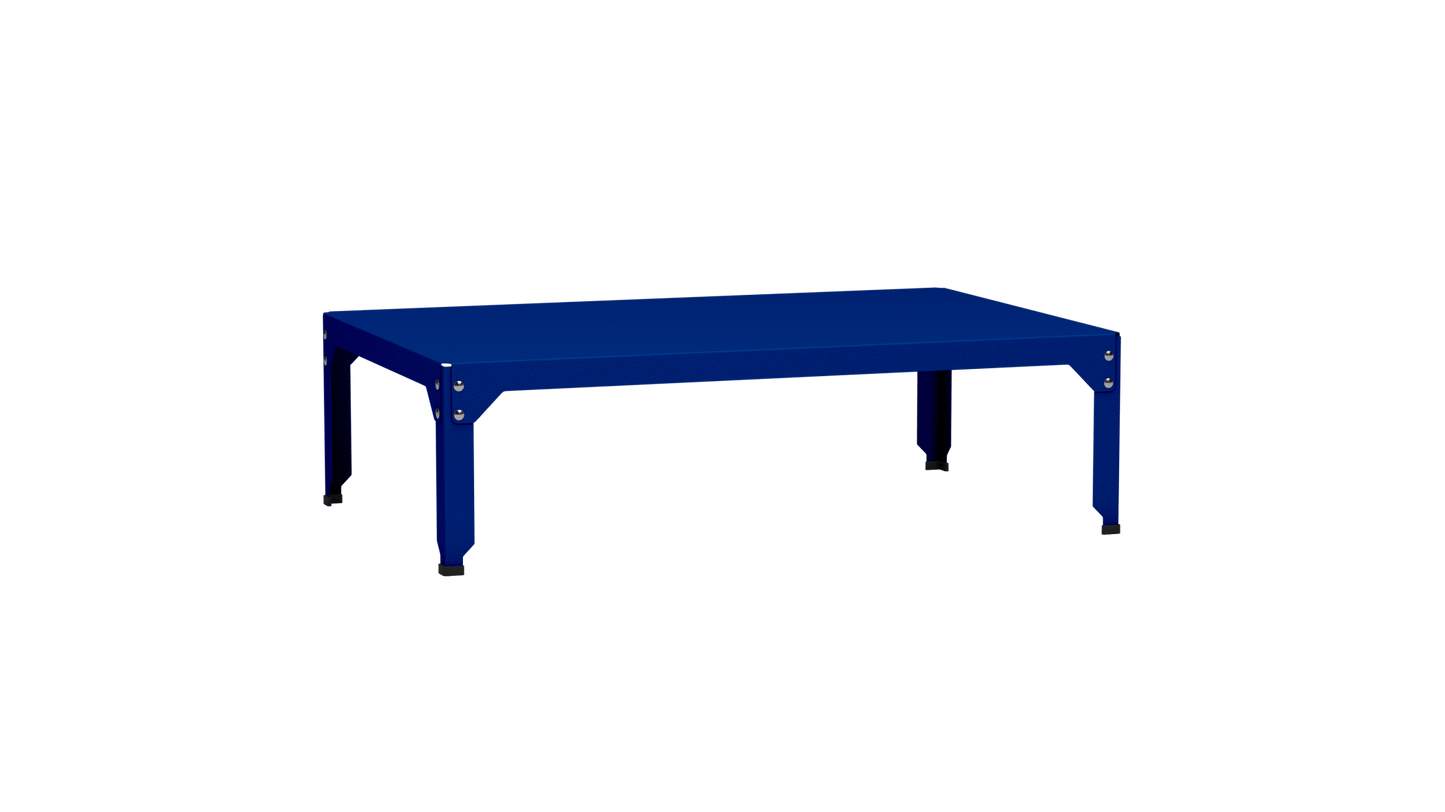 Table basse rectangulaire 121x79 cmDesign modulable en acier galvanisé Hegoa - MATIERE GRISE - La Maison MilanaiseTABLEBASSEHEGOA121JJBleu pur 11235cm
