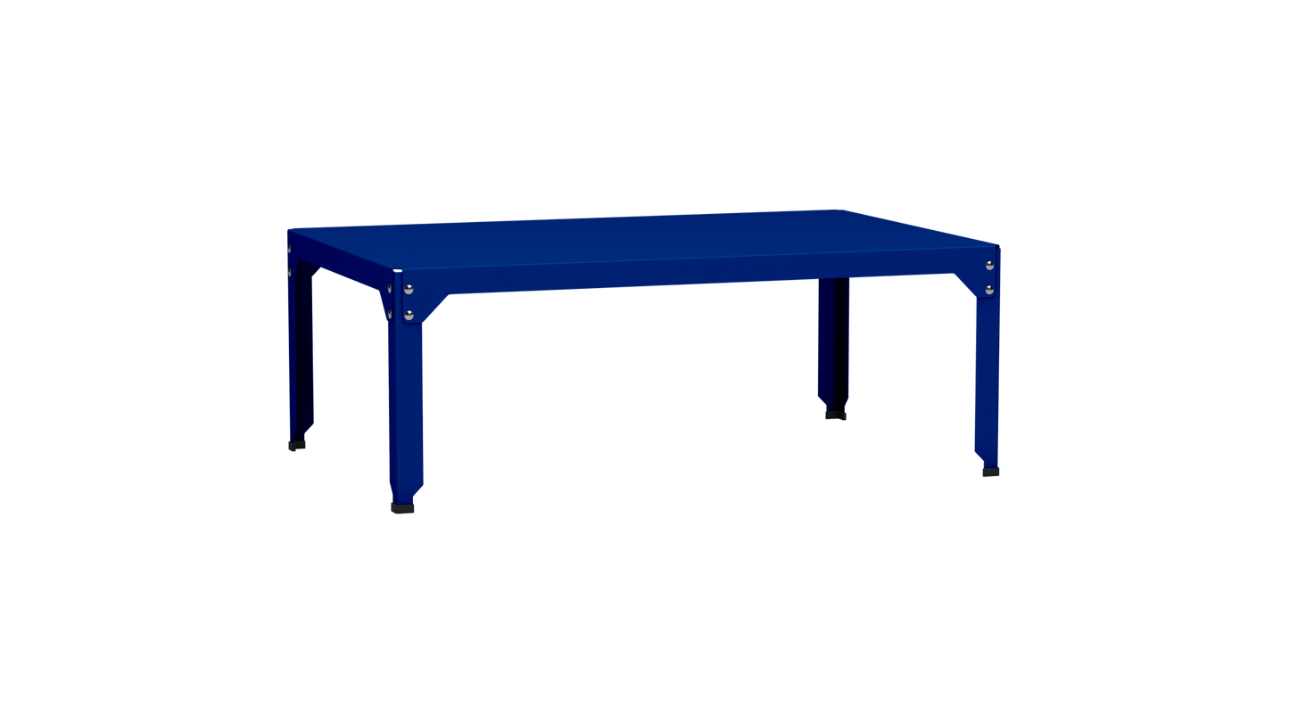 Table basse rectangulaire 121x79 cmDesign modulable en acier galvanisé Hegoa - MATIERE GRISE - La Maison MilanaiseTABLEBASSEHEGOA121KKBleu pur 11245cm