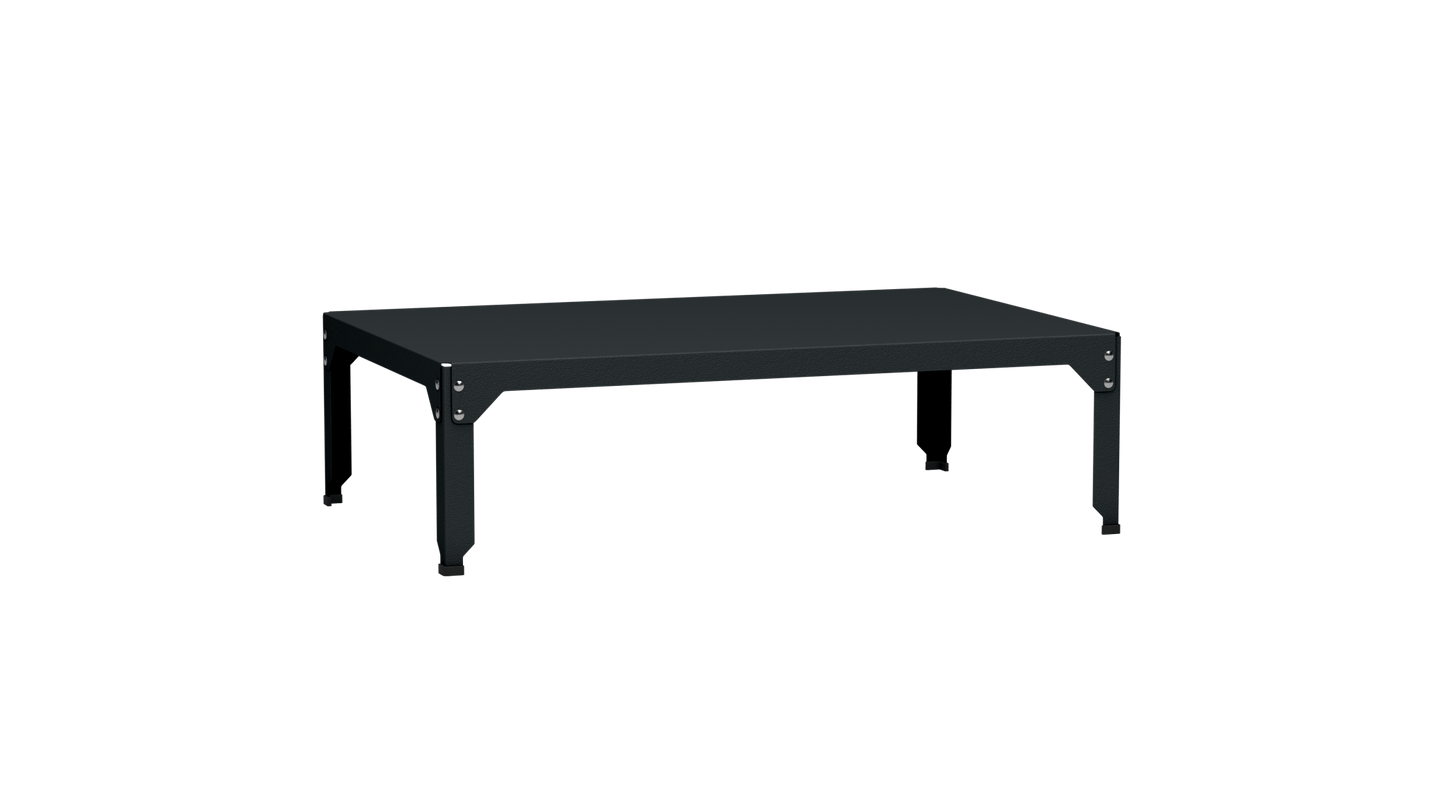 Table basse rectangulaire 121x79 cmDesign modulable en acier galvanisé Hegoa - MATIERE GRISE - La Maison MilanaiseTABLEBASSEHEGOA121OAnthracite 22235cm
