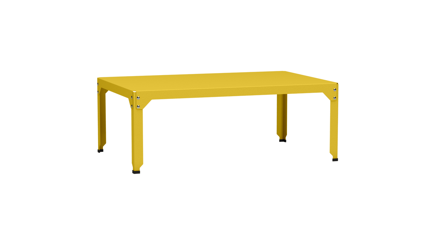 Table basse rectangulaire 121x79 cmDesign modulable en acier galvanisé Hegoa - MATIERE GRISE - La Maison MilanaiseTABLEBASSEHEGOA121YY1Poussin 01445cm