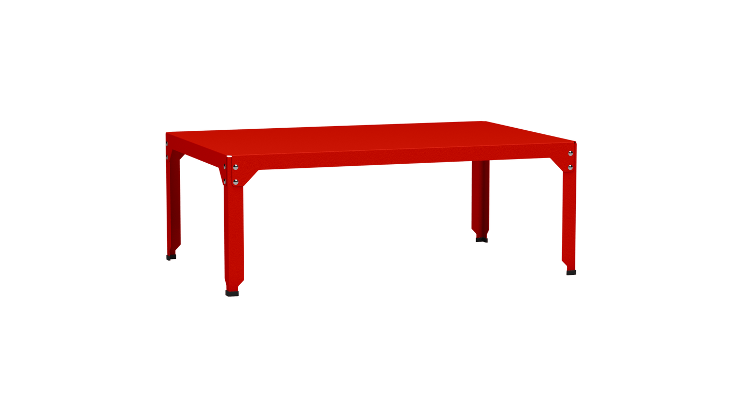 Table basse rectangulaire 121x79 cmDesign modulable en acier galvanisé Hegoa - MATIERE GRISE - La Maison MilanaiseTABLEBASSEHEGOA121YYCorail 03245cm