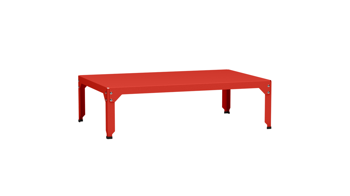 Table basse rectangulaire 121x79 cmDesign modulable en acier galvanisé Hegoa - MATIERE GRISE - La Maison MilanaiseTABLEBASSEHEGOA121OOPêche 14335cm
