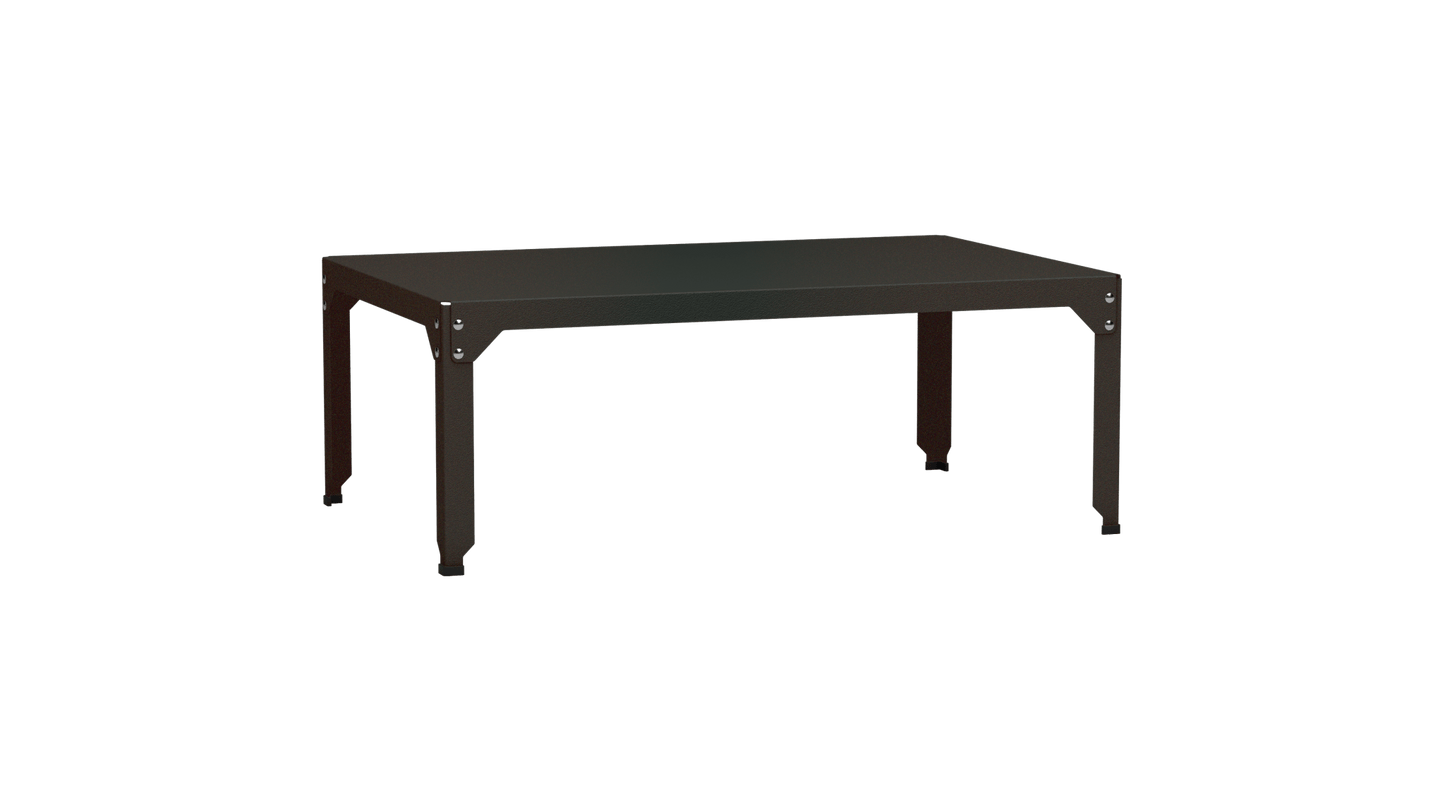 Table basse rectangulaire 121x79 cmDesign modulable en acier galvanisé Hegoa - MATIERE GRISE - La Maison MilanaiseTABLEBASSEHEGOA121DD1Winners 22345cm