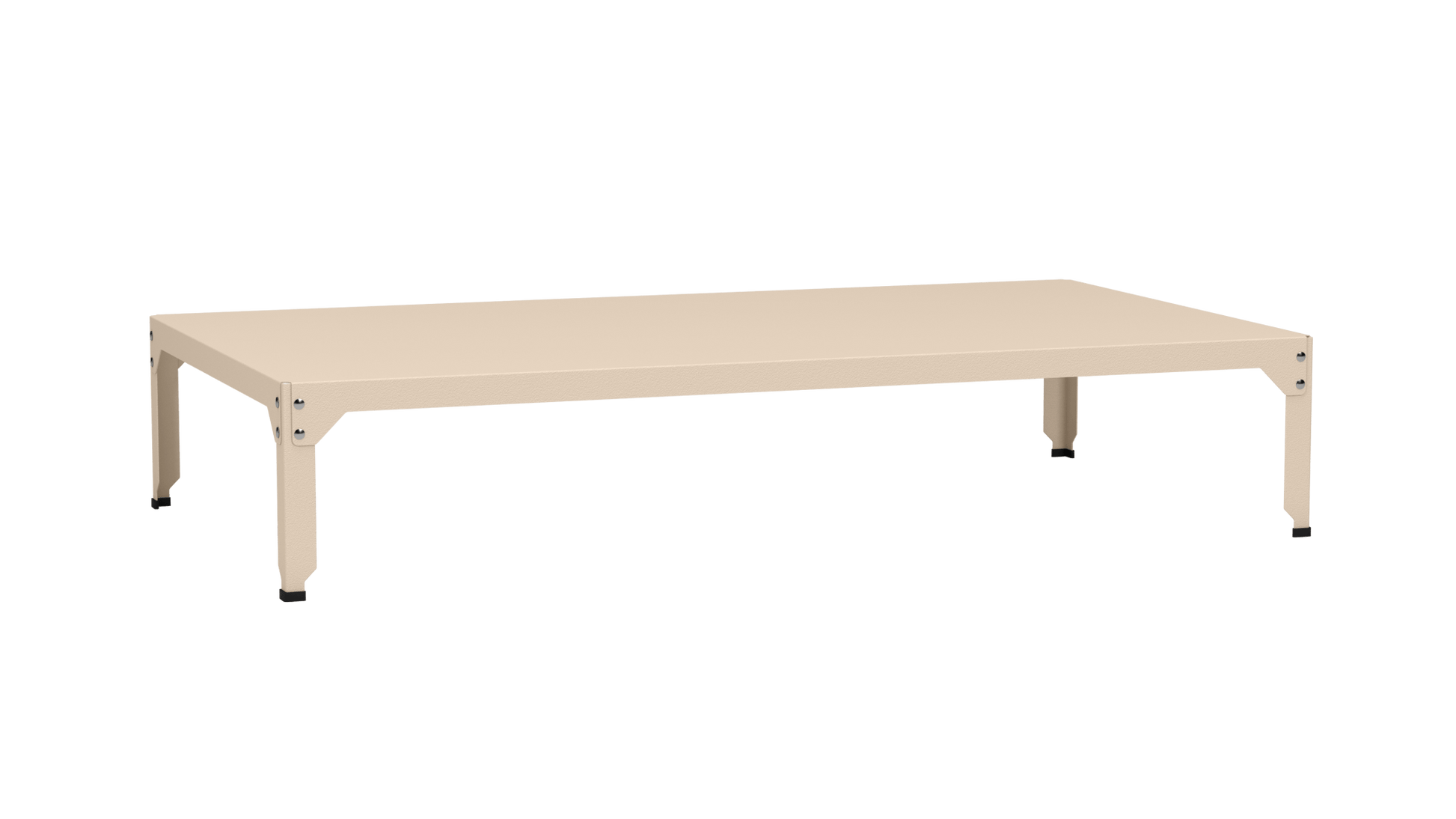 Table basse rectangulaire 180x100cm Design modulable en acier galvanisé Hegoa - MATIERE GRISE - La Maison MilanaiseTABLEBASSEHEGOAnEggshell 16135cm