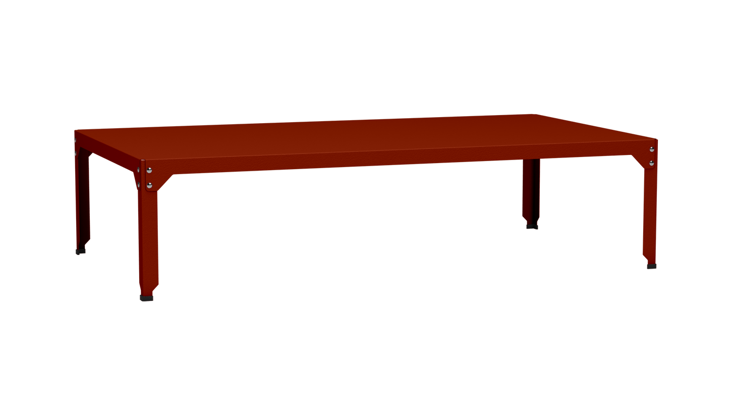 Table basse rectangulaire 180x100cm Design modulable en acier galvanisé Hegoa - MATIERE GRISE - La Maison MilanaiseTABLEBASSEHEGOA38ggTerracotta 14245cm