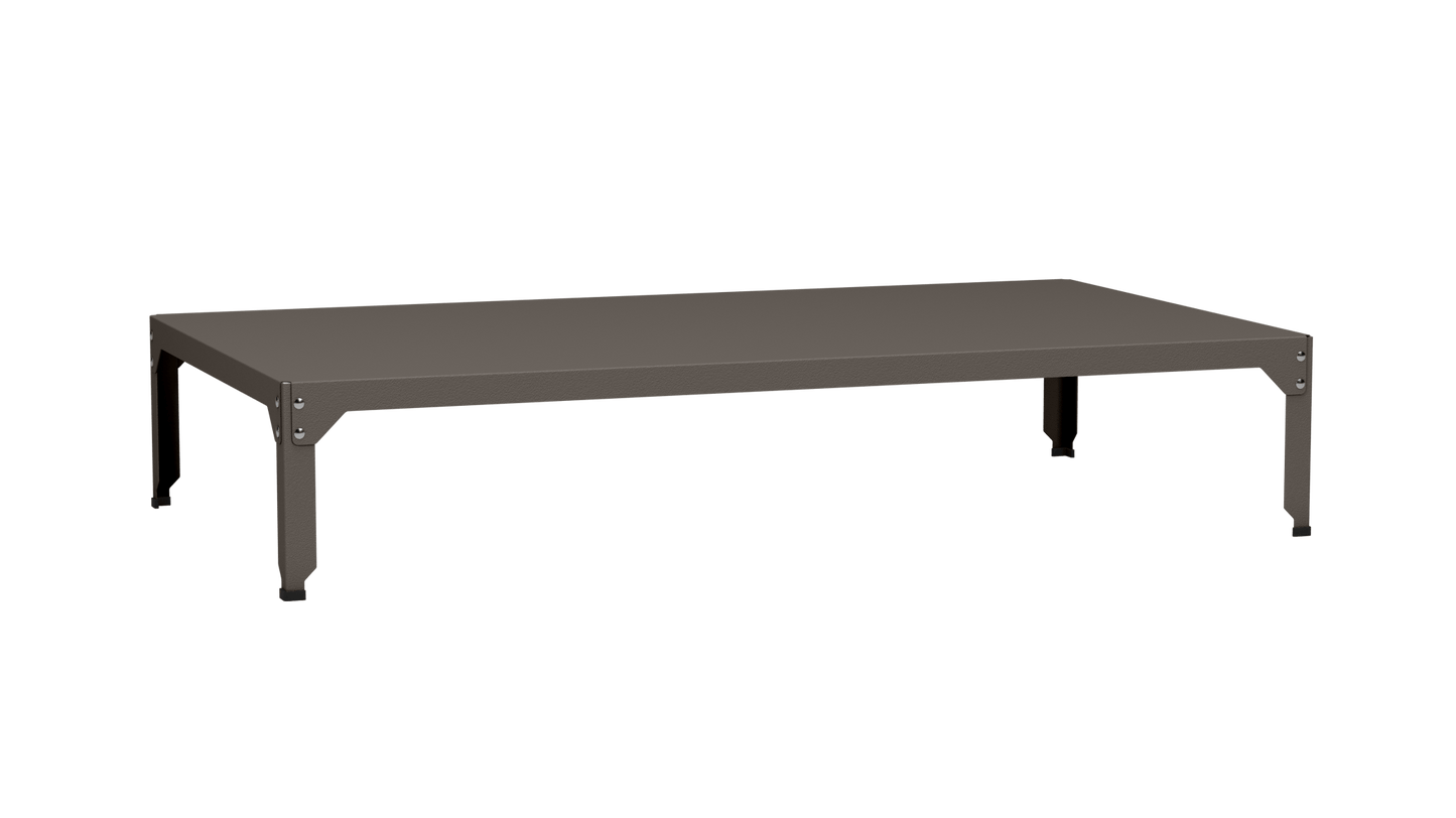Table basse rectangulaire 180x100cm Design modulable en acier galvanisé Hegoa - MATIERE GRISE - La Maison MilanaiseTABLEBASSEHEGOA19iTaupe 19235cm