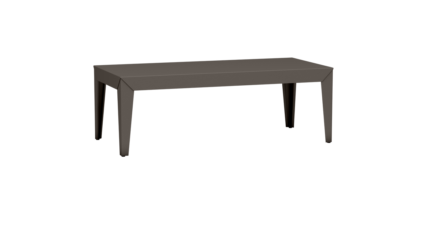 Table basse rectangulaire en aluminium 130cm Zef - MATIERE GRISE - La Maison MilanaiseFuselésTaupe 192