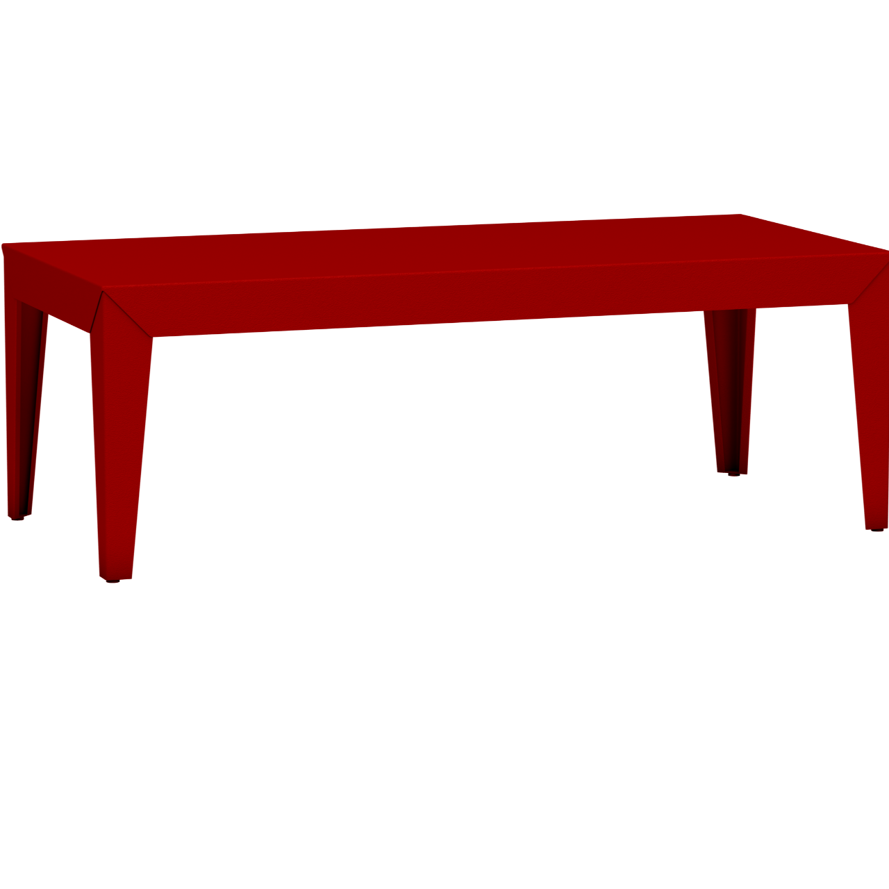 Table basse rectangulaire en aluminium 130cm Zef - MATIERE GRISE - La Maison MilanaiseFuselésVermillon 012