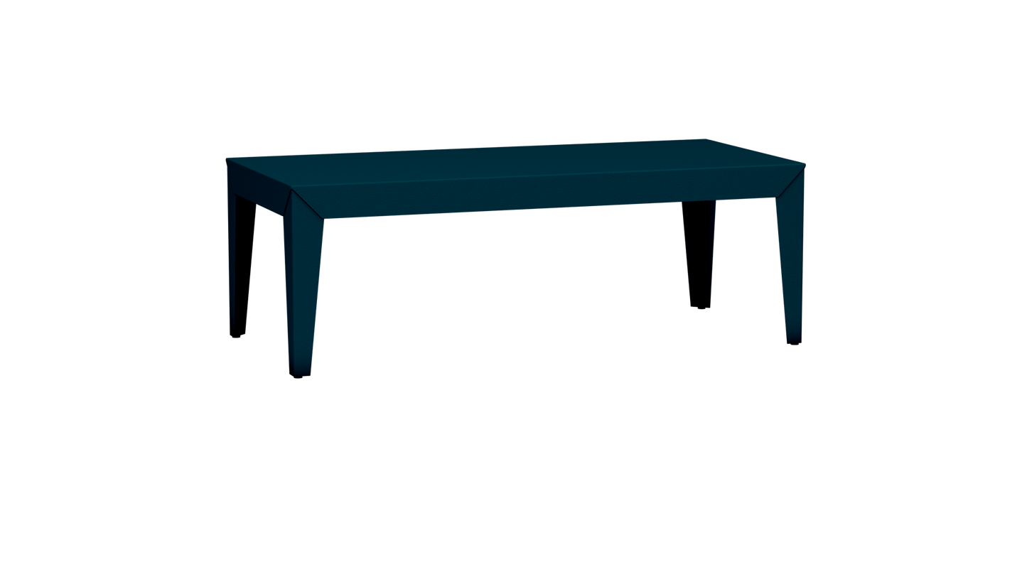 Table basse rectangulaire en aluminium 130cm Zef - MATIERE GRISE - La Maison MilanaiseFuselésCanard 115