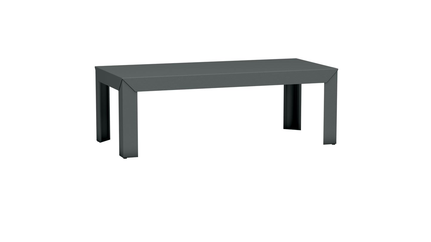 Table basse rectangulaire en aluminium 130cm Zef - MATIERE GRISE - La Maison MilanaiseDroitsOrage 221