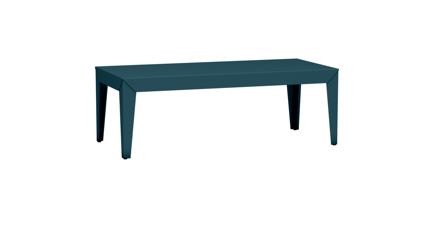 Table basse rectangulaire en aluminium 130cm Zef - MATIERE GRISE - La Maison MilanaiseFuselésHoule 116