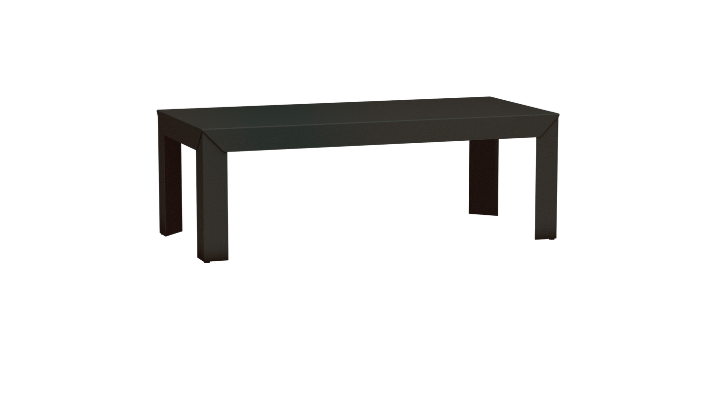 Table basse rectangulaire en aluminium 130cm Zef - MATIERE GRISE - La Maison MilanaiseDroitsWinners 223