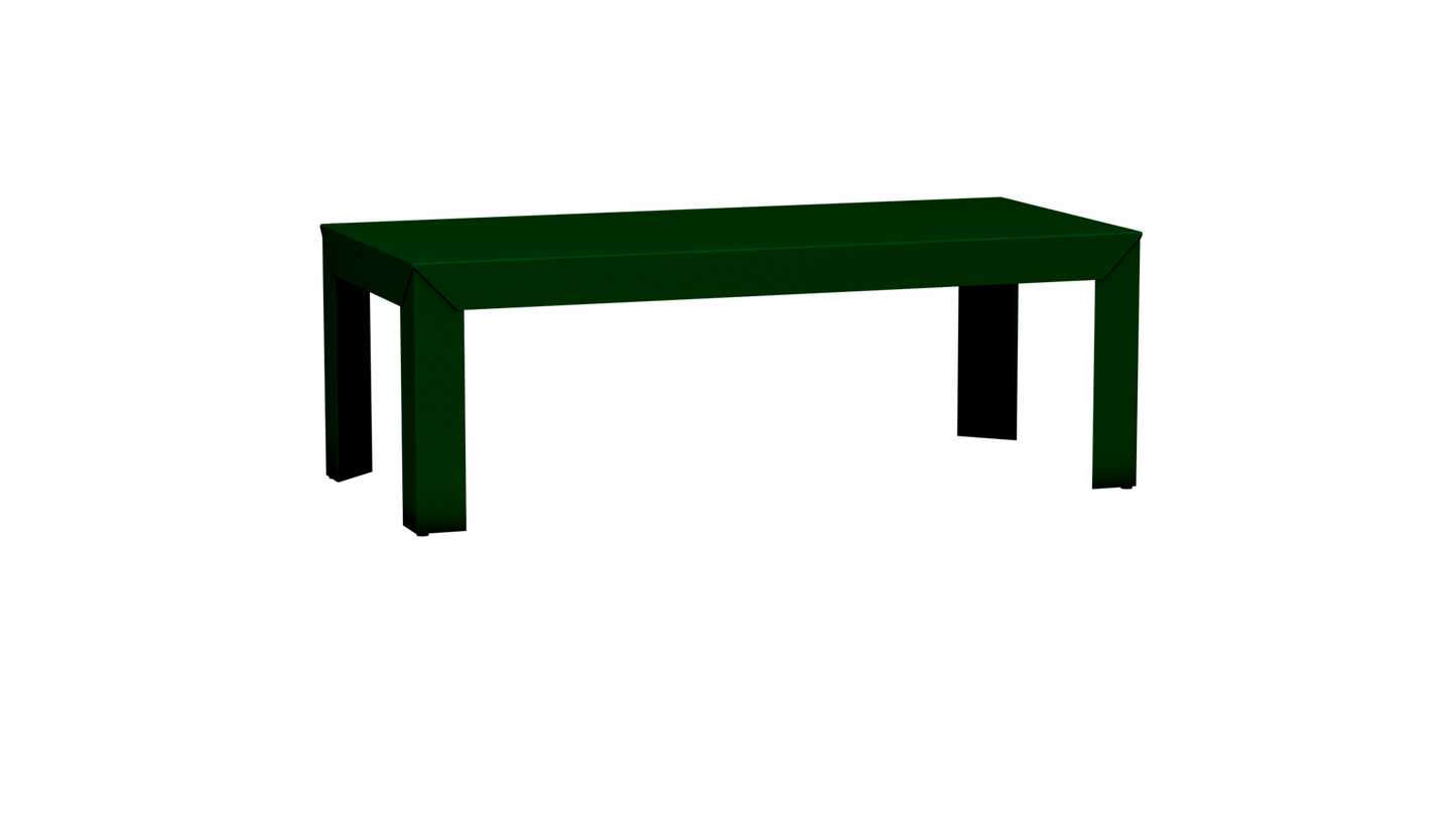 Table basse rectangulaire en aluminium 130cm Zef - MATIERE GRISE - La Maison MilanaiseDroitsCanopée 124