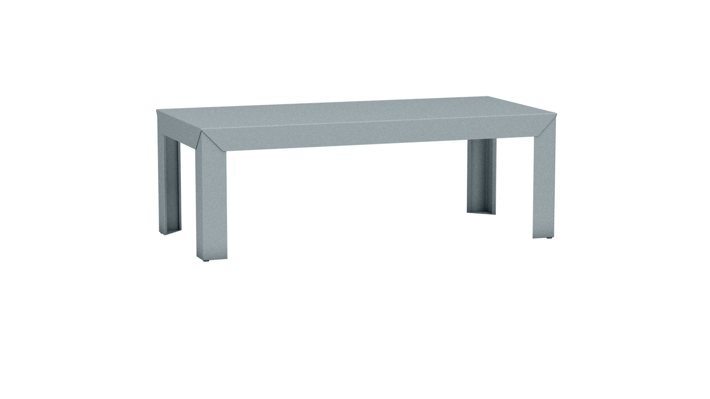 Table basse rectangulaire en aluminium 130cm Zef - MATIERE GRISE - La Maison MilanaiseDroitsNuage 002