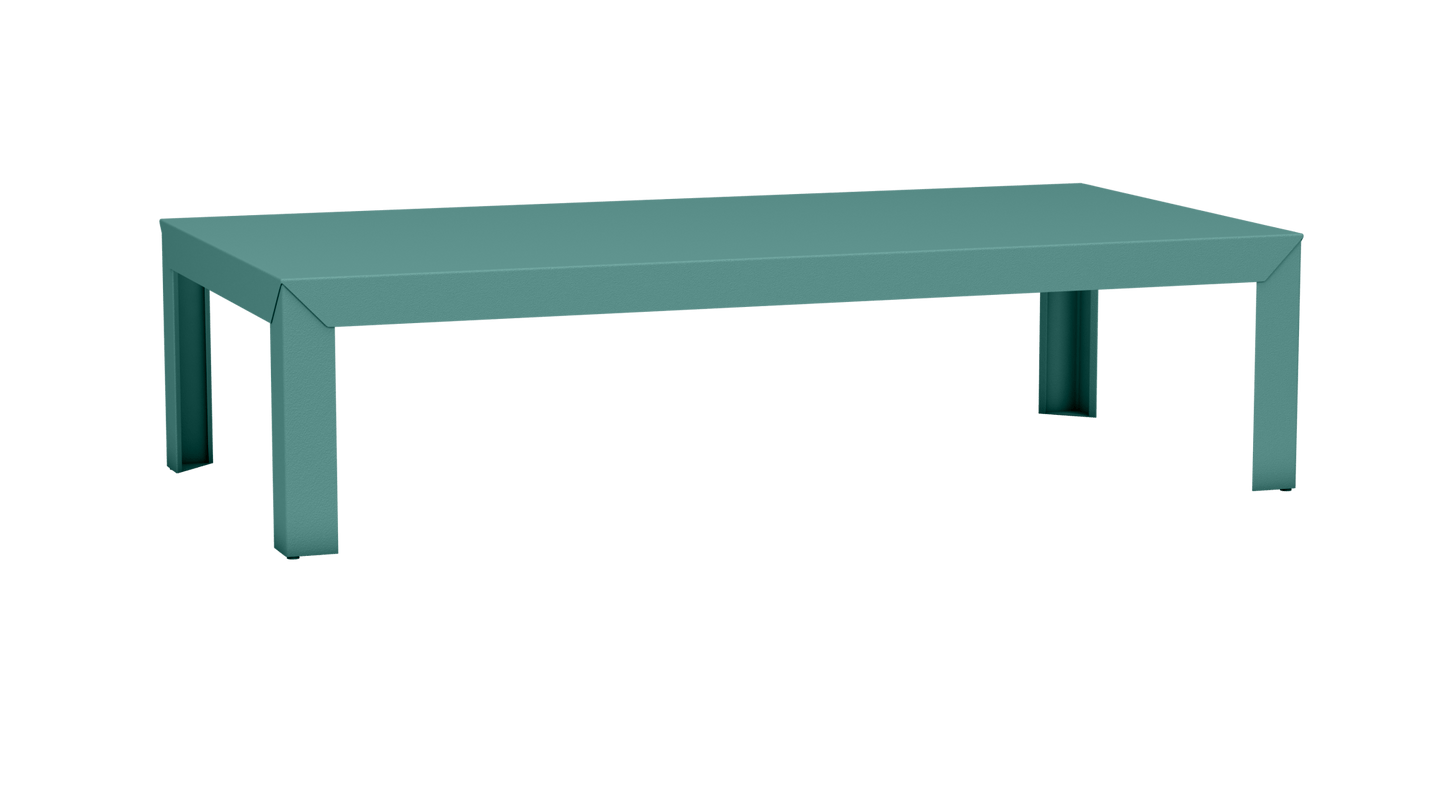 Table basse rectangulaire en aluminium 180cm Zef - MATIERE GRISE - La Maison MilanaiseDroitsCeladon 006