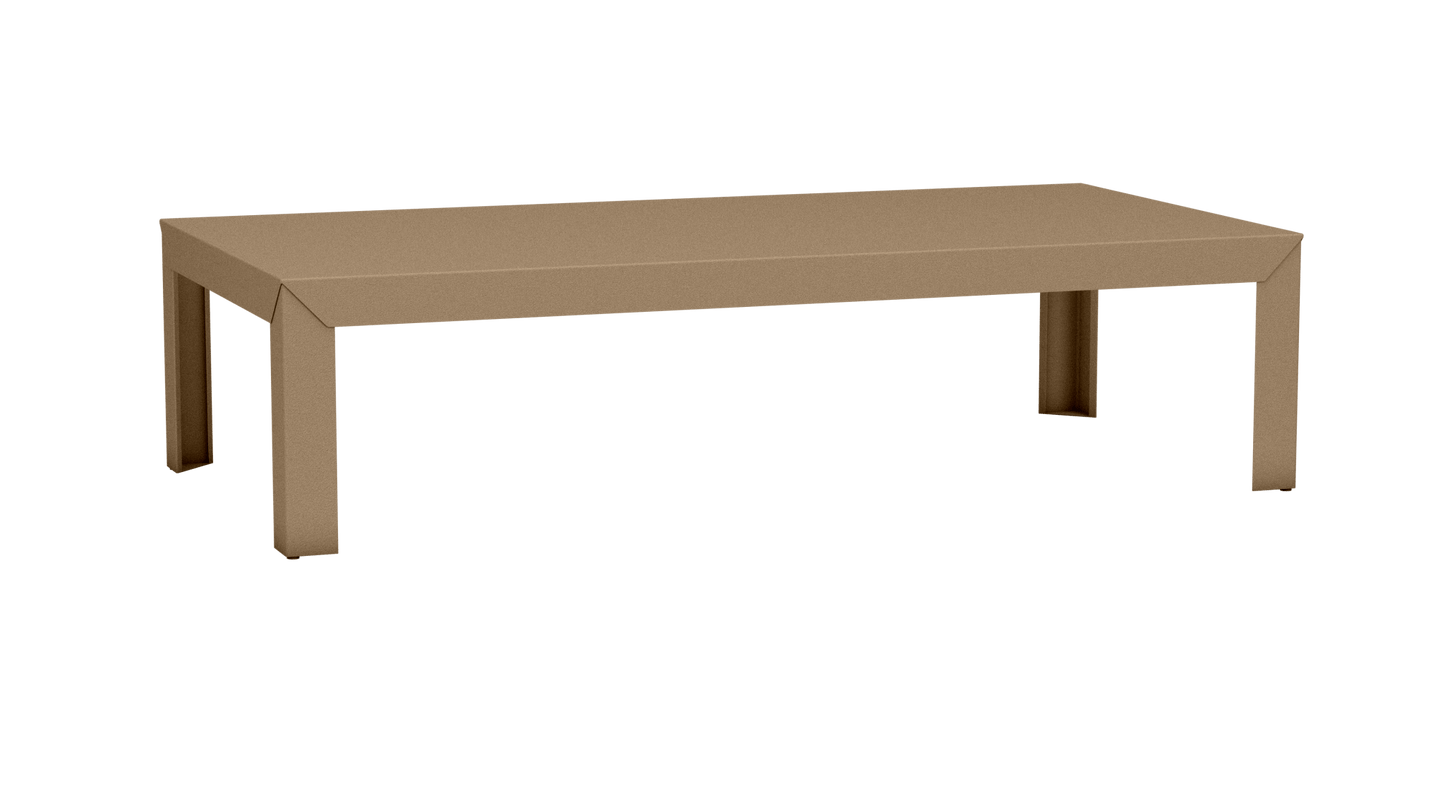 Table basse rectangulaire en aluminium 180cm Zef - MATIERE GRISE - La Maison MilanaiseDroitsSable 018