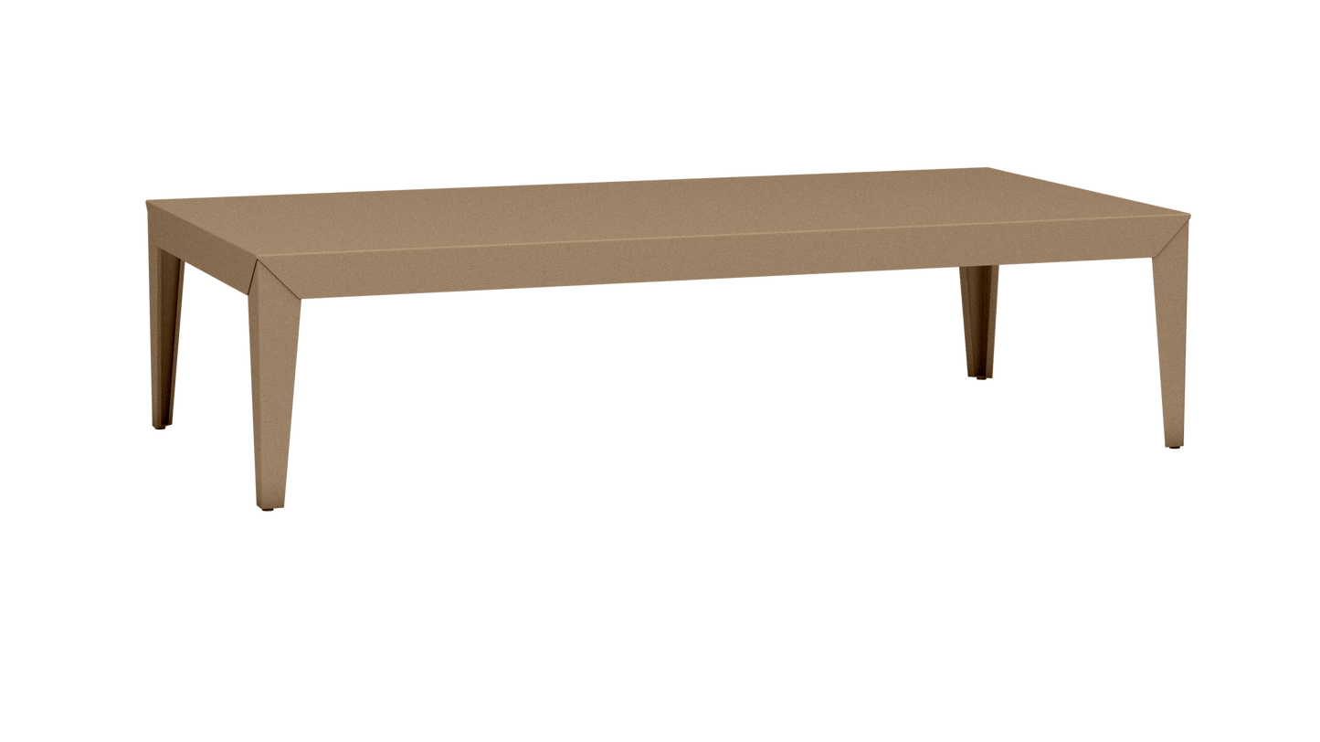Table basse rectangulaire en aluminium 180cm Zef - MATIERE GRISE - La Maison MilanaiseFuselésSable 018