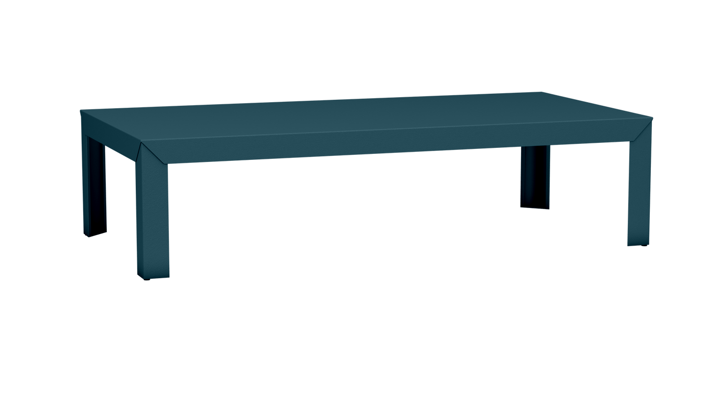 Table basse rectangulaire en aluminium 180cm Zef - MATIERE GRISE - La Maison MilanaiseDroitsHoule 116