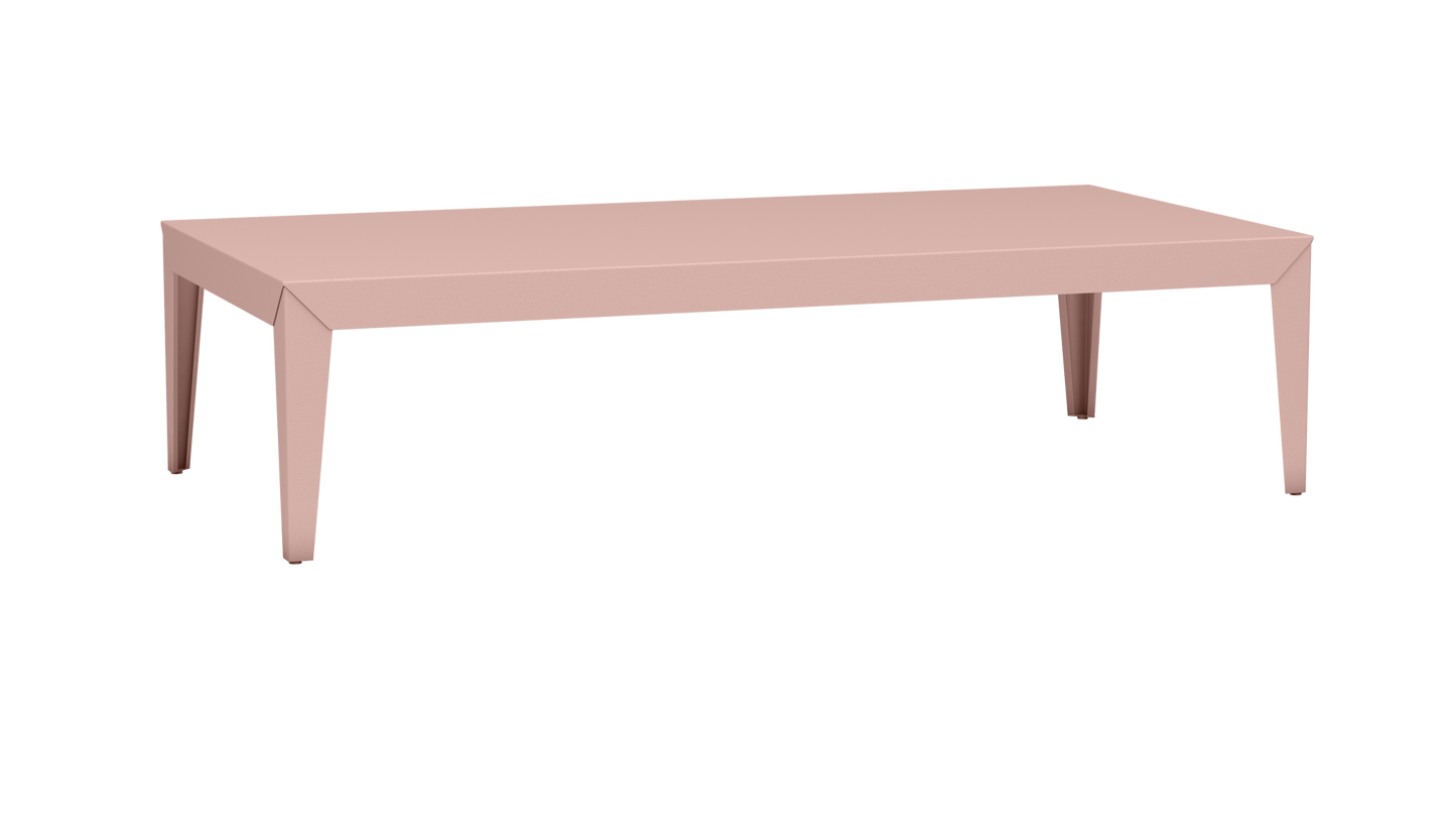 Table basse rectangulaire en aluminium 180cm Zef - MATIERE GRISE - La Maison MilanaiseFuselésBaby pink 162