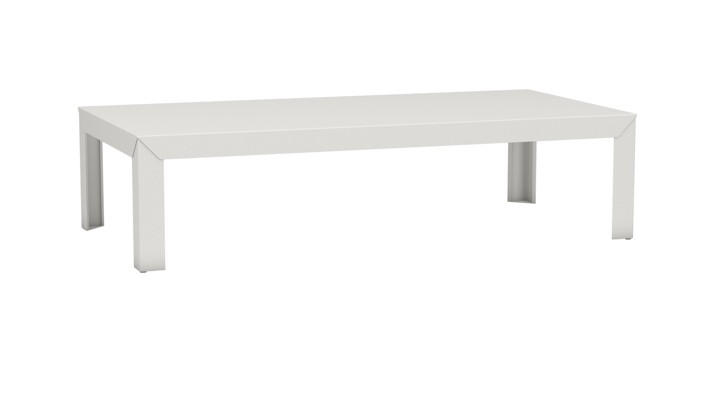 Table basse rectangulaire en aluminium 180cm Zef - MATIERE GRISE - La Maison MilanaiseDroitsBlanc 001