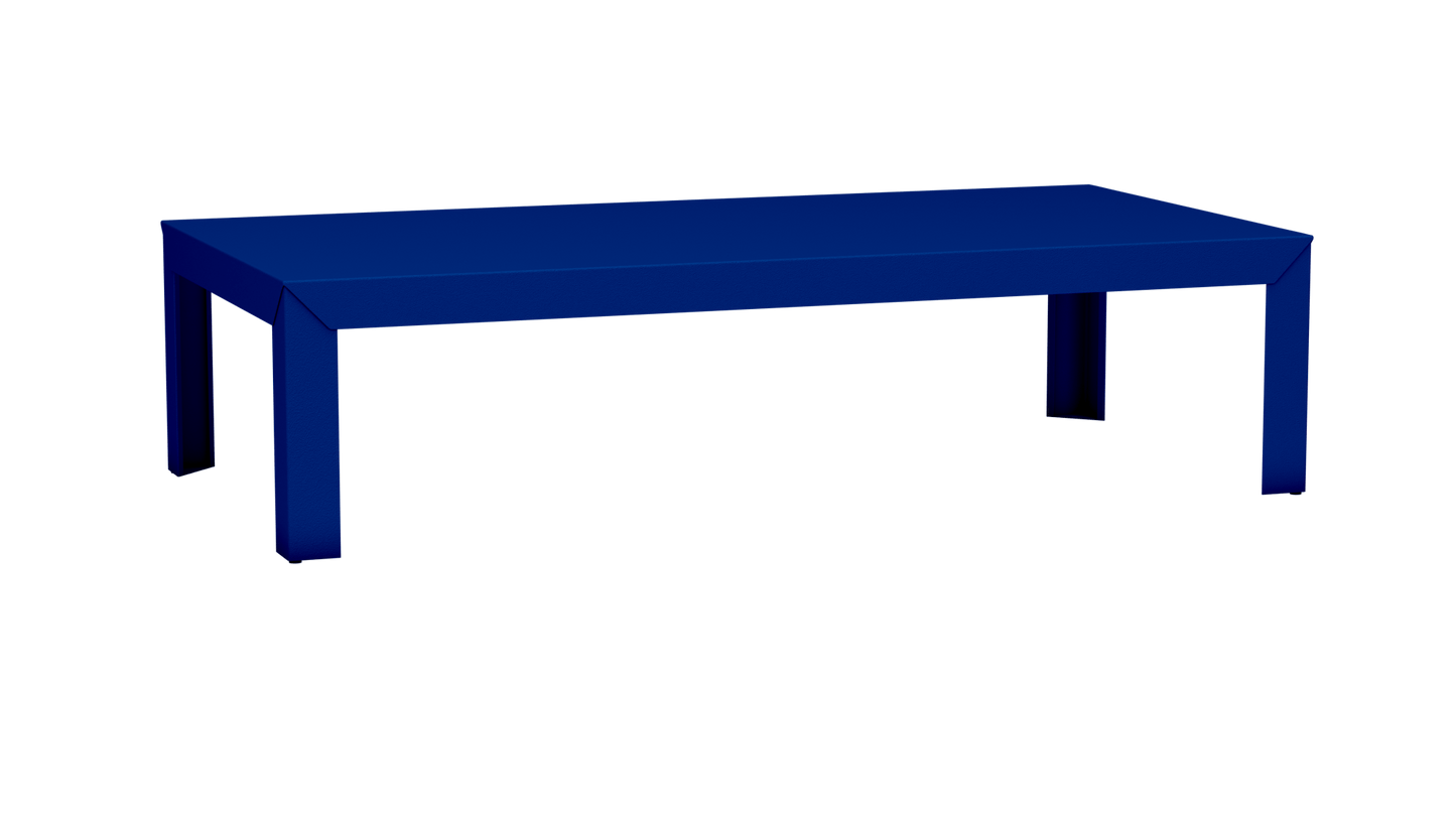 Table basse rectangulaire en aluminium 180cm Zef - MATIERE GRISE - La Maison MilanaiseDroitsBleu pur 112