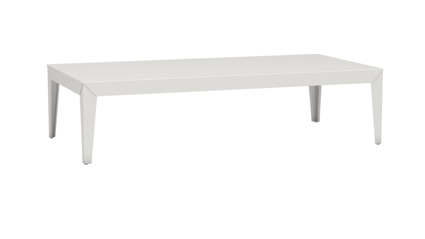 Table basse rectangulaire en aluminium 180cm Zef - MATIERE GRISE - La Maison MilanaiseFuselésBlanc 001