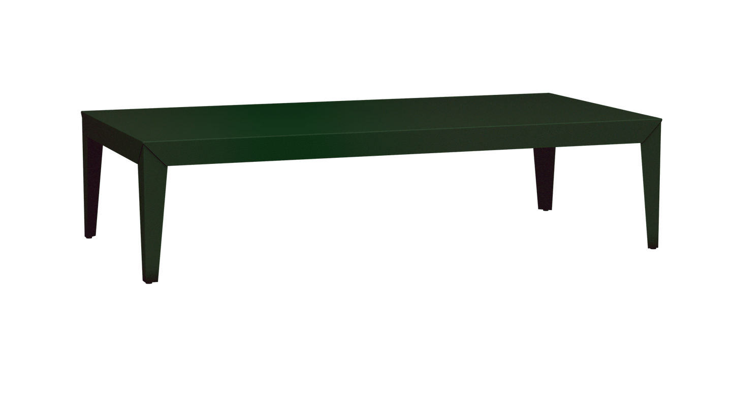 Table basse rectangulaire en aluminium 180cm Zef - MATIERE GRISE - La Maison MilanaiseFuselésJekyll 123