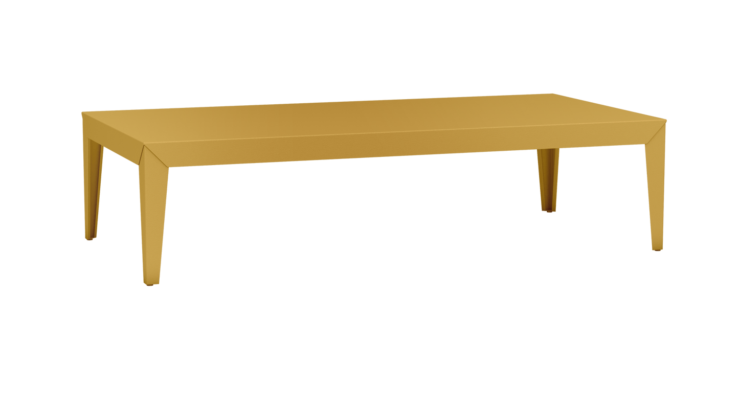 Table basse rectangulaire en aluminium 180cm Zef - MATIERE GRISE - La Maison MilanaiseFuselésLaiton 230